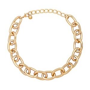 NWT Lovers and Friends Revolve Emery Gold Chunky Chain Link Necklace